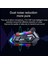 Y20 Motor Kurye Kask Kulaklık Rgb Modlu Bluetooth Motosiklet Kulaklık 5.3 Bluetooth Interkom ( Lisinya ) 5