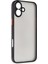 Bfs iPhone 16 Plus Kılıf Montreal Silikon Kapak - Siyah 2