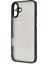 Bfs iPhone 16 Plus Kılıf Montreal Silikon Kapak - Siyah 3