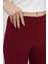 Nira Kadın Maxi Boy Ispanyol Paça Viskon Pantolon-Bordo 4