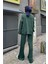 Selanik Pantalonlu Tesettür Takım Zümrüt Yeşili 4