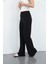 Nira Kadın Maxi Boy Ispanyol Paça Viskon Pantolon-Siyah 1