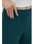 Nira Kadın Maxi Boy Ispanyol Paça Viskon Pantolon-Zümrüt Yeşil 3