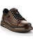 Kahve Hakiki Deri Erkek Sneaker E01398142843 2