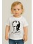 Atatürk Baskılı Unisex Bebek Tişört | %100 Pamuk | Bisiklet Yaka | Beyaz 5