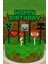 Minecraft Temalı Doğum Günü Pasta Süsü - 7 Parça Set 1