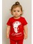 Atatürk Baskılı Unisex Bebek Tişört | %100 Pamuk | Bisiklet Yaka | Kırmızı 5