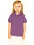 Çocuk Polo Yaka Tişört | Lila | %100 Pamuk | Unisex | Okul & Günlük Kullanım 3