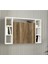 Airdesk Duvara Monte Çalışma Masası Beyaz - Ceviz 3