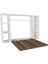 Airdesk Duvara Monte Çalışma Masası Beyaz - Ceviz 4