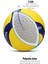 Semi-Pro Voleybol Topu Lamineli Beton Zemin Softtouch Iç-Dış Mekana Uygun 8 Panel Sarı-Mavi GSV101 4