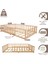 KFB640 Montessori Yer Yatağı 140 x 200 cm Ahşap Çocuk Yatağı 4