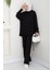 Aris Oysho Tunik Pantolon Ikili Takım 1611 - Siyah 1