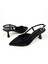 Desenli 6 cm Ince Topuklu Ayakkabı 01493 2