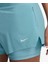 Dri Fit Swift 3in 2n1 Short Kadın Reflektörlü 3 Cepli Taytlı Şort Mavi 4