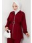 Dilsa Kemerli Oysho Ikili Takım 1607 - Bordo 4