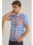 Erkek Çok Renkli Off-White Yazılı Slim Fit Tişört 3