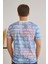 Erkek Çok Renkli Off-White Yazılı Slim Fit Tişört 4