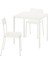 Mutfak Masası Takımı, Beyaz, 2 Sandalyeli, Sabit, 74X74 cm 1