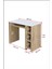 Junıor Plus Çalışma Masası Öğrenci Ofis Bilgisayar ve Çok Amaçlı Kullanım 45X90 cm Lefkas Meşe & Beyaz 3