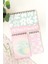 Matt Not Tutacağı 3'lü Spiralli Masaüstü Planlayıcı Set Pembe Renk 24x17 cm ve 14x20 cm Ölçüler 5