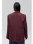 Symi Geniş Kesim Basic Bordo Blazer 10