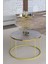Orta Sehpa ve Zigon Sehpa Terra Set Gold Gordion 1