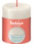 Blok Sütun Mum - Fildişi - Parıltılı - 35 Saat Uzun Yanma Süresi - Ev Mumları - Iç Dekorasyon - Kokusuz - Vegan Mum - Yağı Yok - 80 x 68 mm 1