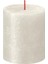 Blok Sütun Mum - Fildişi - Parıltılı - 35 Saat Uzun Yanma Süresi - Ev Mumları - Iç Dekorasyon - Kokusuz - Vegan Mum - Yağı Yok - 80 x 68 mm 3