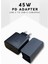 45W Type-C Pd Hızlı Şarj Cihazı ve Kablo Seti – Tüm Type-C Cihazlarla Uyumlu 1