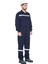 Gabardin 16/12 Reflektörlü Lacivert Iş Tulumu 2