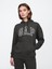 Kadın Koyu Gri Gap Logo Fleece Sweatshirt 4