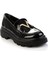Siyah Kadın Loafer Ayakkabı K01257061012 2