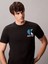 Calvın Kleın Erkek Marka Logolu Organik Pamuklu Günlük Kullanıma Uygun Siyah T-Shirt LV04RC843G Ub1 4