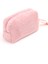 Chic Clutch Seyahat Makyaj Organizeri Kozmetik Çantası Tüy Peluş - 250 Açık Pembe 3