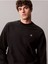 Calvın Kleın Erkek Marka Logolu Organik Pamuklu Bisiklet Yakalı Günlük Kullanıma Uygun Siyah Sweatshirt LV04RC277G Ub1 2