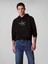 Calvın Kleın Erkek Marka Logolu Kapüşonlu Uzun Kollu Günlük Kullanıma Uygun Siyah Sweatshirt LV04RC282G Ub1 1