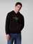 Calvın Kleın Erkek Marka Logolu Kapüşonlu Uzun Kollu Günlük Kullanıma Uygun Siyah Sweatshirt LV04RC282G Ub1 3