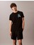 Calvın Kleın Erkek Marka Logolu Organik Pamuklu Günlük Kullanıma Uygun Siyah T-Shirt LV04RC827G Ub1 1