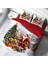 Yılbaşı Noel Baba Temalı Çift Kişilik Nevresim Takımı 1
