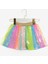 Çok Renkli Gökkuşağı Pullu Kız Çocuk Etek - Dena 7