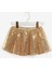 Altın Üzeri Pullu Kız Çocuk Etek - Gracie 7