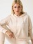 Yapay Elmas Taşlı Logolu Kadın Sweatshirt V4RQ25K0232 1