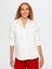 Taşlı Trok Aksesuarlı Poplin Kadın Gömlek W26GML008 1