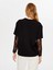 Kolları Dantel Garnili Yuvarlak Yaka Pamuklu Kadın T-Shirt W26TSH071 5