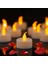 Tealight Işıklı Dumansız Sarı LED Pilli Mum 24 Adet Pil Dahil 1