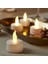 Tealight Işıklı Dumansız Sarı LED Pilli Mum 24 Adet Pil Dahil 3