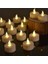 Tealight Işıklı Dumansız Sarı LED Pilli Mum 24 Adet Pil Dahil 4