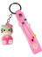 Renkli Silikon Anahtarlıklar-Pembe Hello Kitty 1