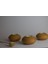 Oval Gürgen Ahşap Mumluk 3'lü Set | Dekoratif Tealight Şamdan (Ceviz / Iroko Renk Seçenekli) (Hediyeli) 2